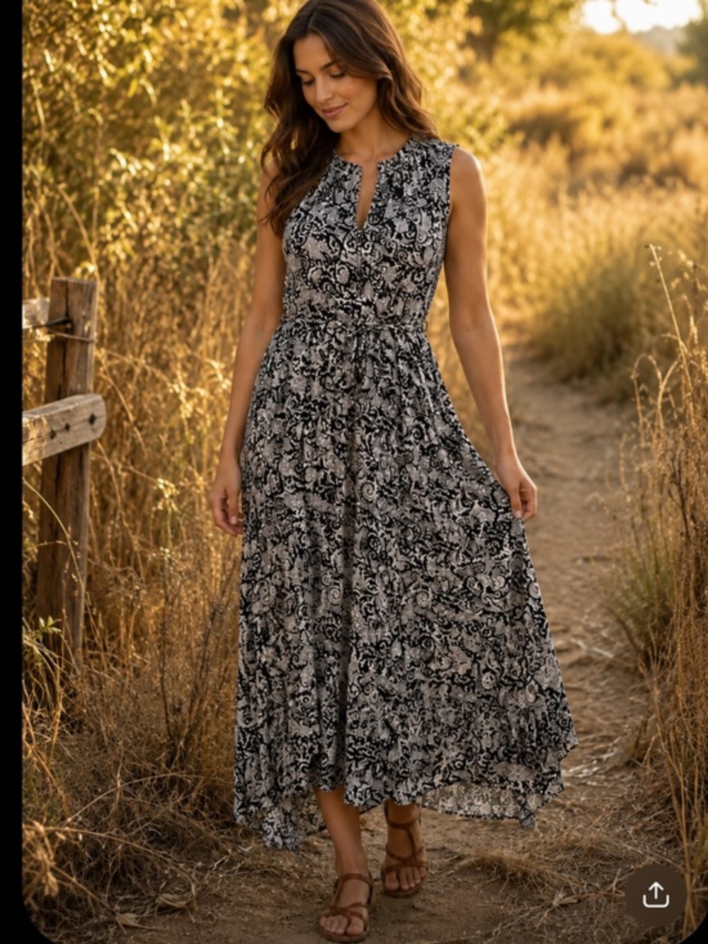 ANTHROPOLOGIE MAEVE Marya Tiered Midi Dress